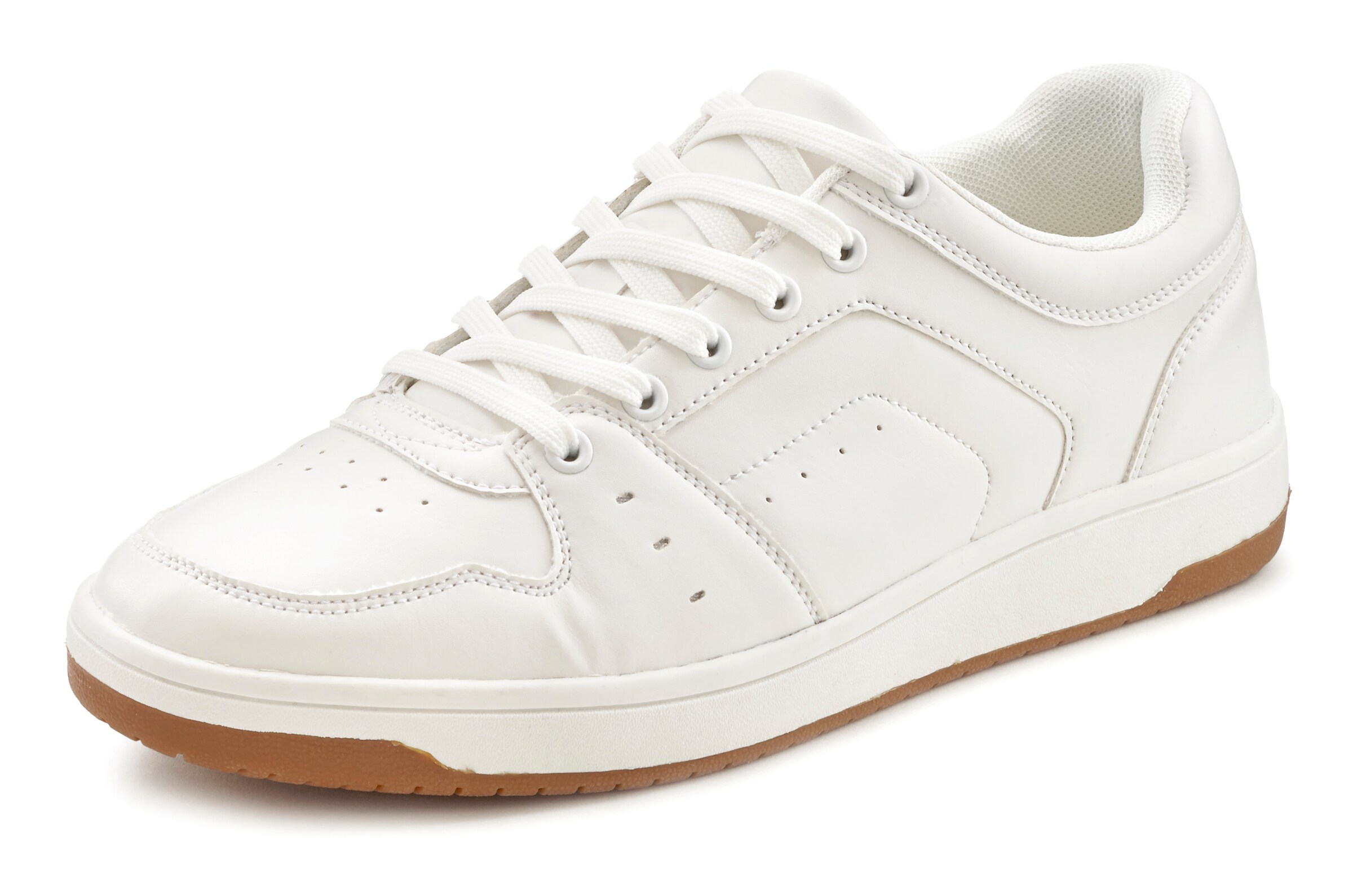 Authentic Le Jogger Sneakers in White: front