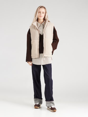 mazine Vest i beige