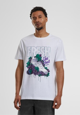 T-Shirt 'Fresh Like That' Mister Tee en blanc