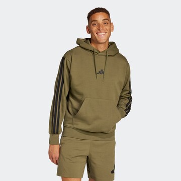 ADIDAS SPORTSWEAR Αθλητική μπλούζα φούτερ 'Essentials' σε πράσινο: μπροστά