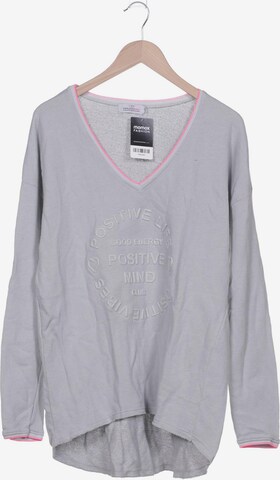 Zwillingsherz Sweatshirt & Zip-Up Hoodie in L in Grey: front