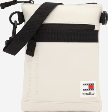 Tommy Jeans - Bolso de hombro en beige: frente