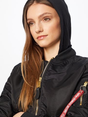 ALPHA INDUSTRIES Övergångsjacka i svart