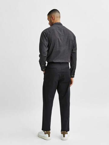 SELECTED HOMME Слим Брюки-чинос 'Repton' в Черный