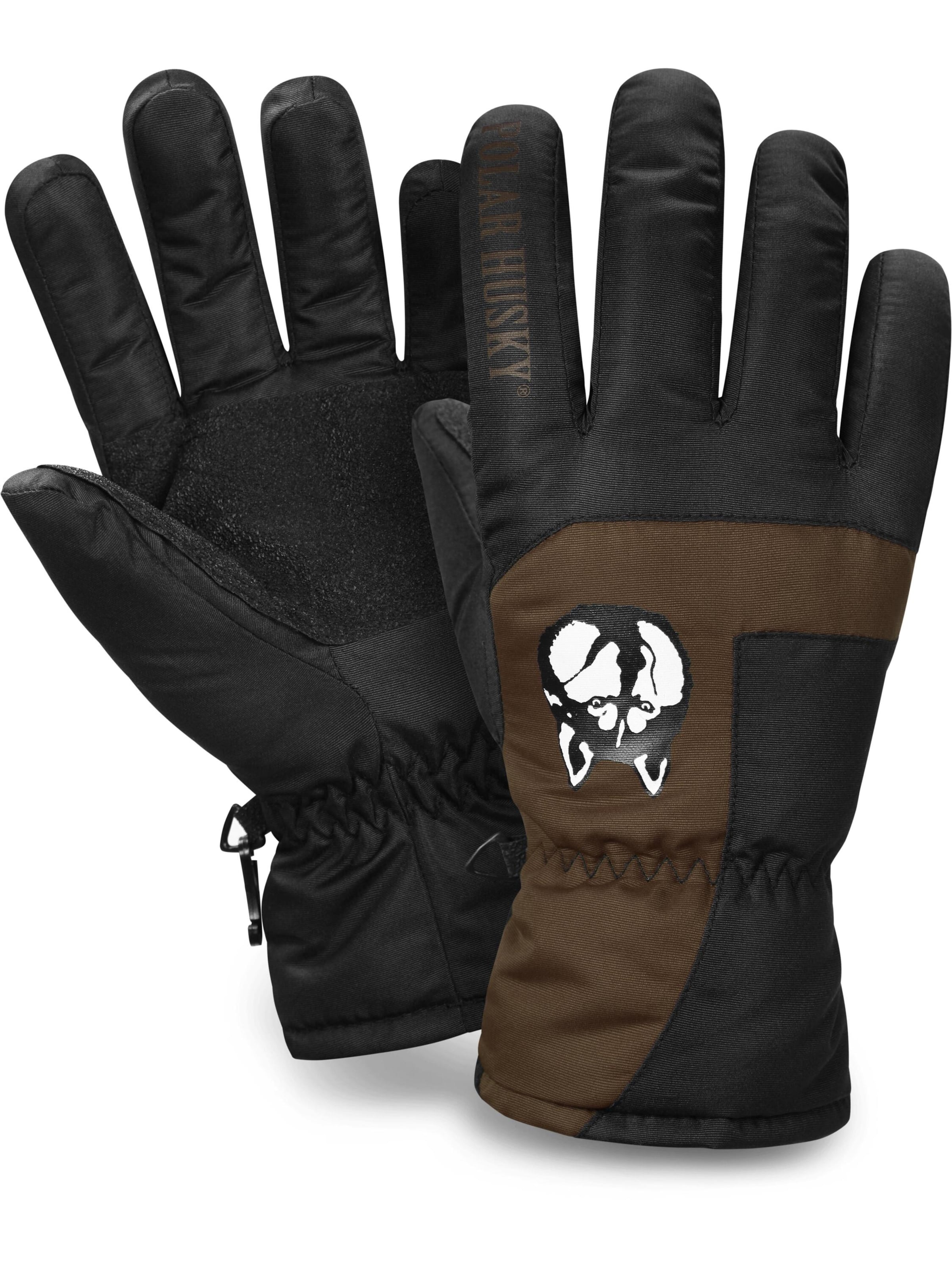 Polar Husky Sports gloves 'Jannu' in Brown: front