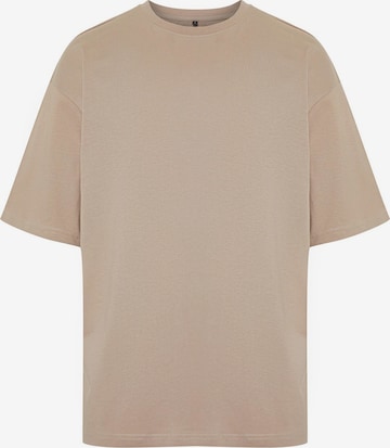 Trendyol T-Shirt in Braun: Vorderseite