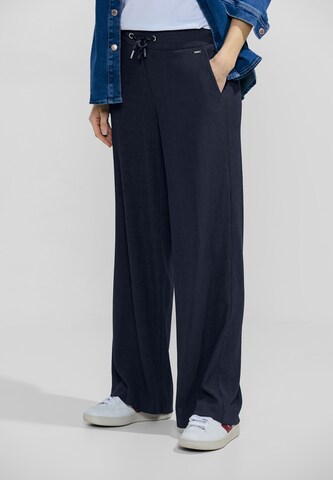 CECIL Wide leg Pants in Blue: front