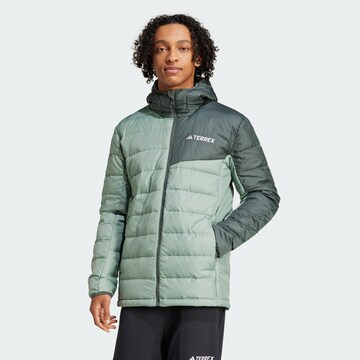 Veste outdoor ADIDAS TERREX en vert : devant