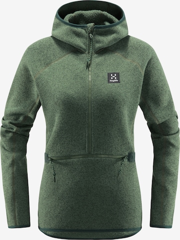 Haglöfs Athletic Fleece Jacket 'Risberg' in Green: front