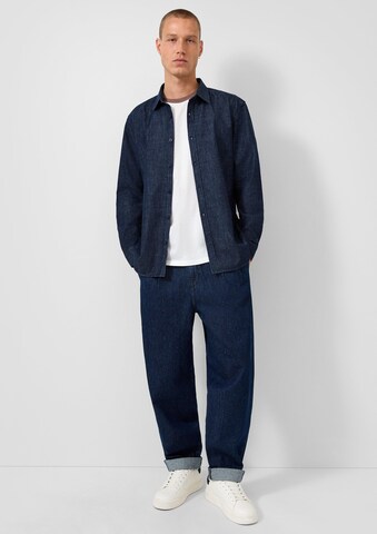 Coupe regular Chemise QS en bleu