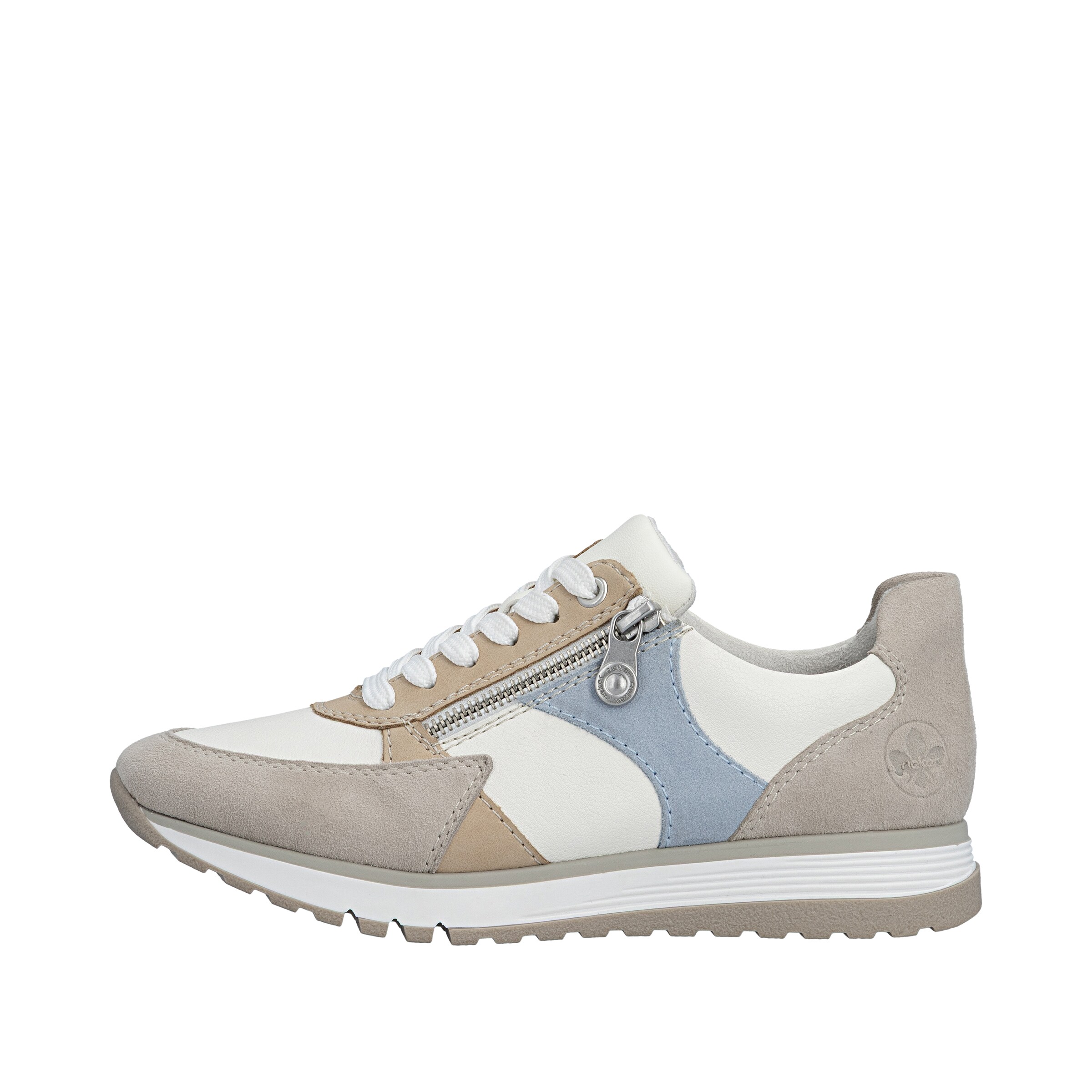 Baskets basses Rieker en blanc