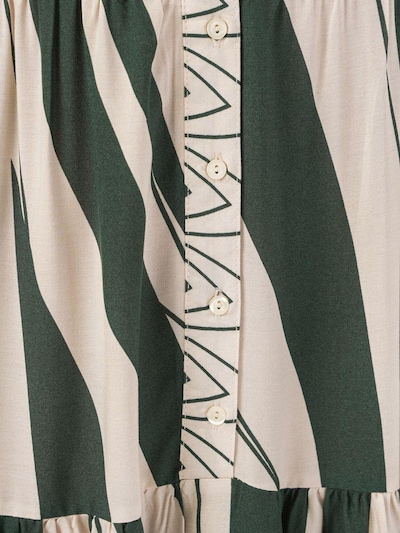 Abito Bigdart di colore verde scuro / bianco naturale, Visualizzazione prodotti