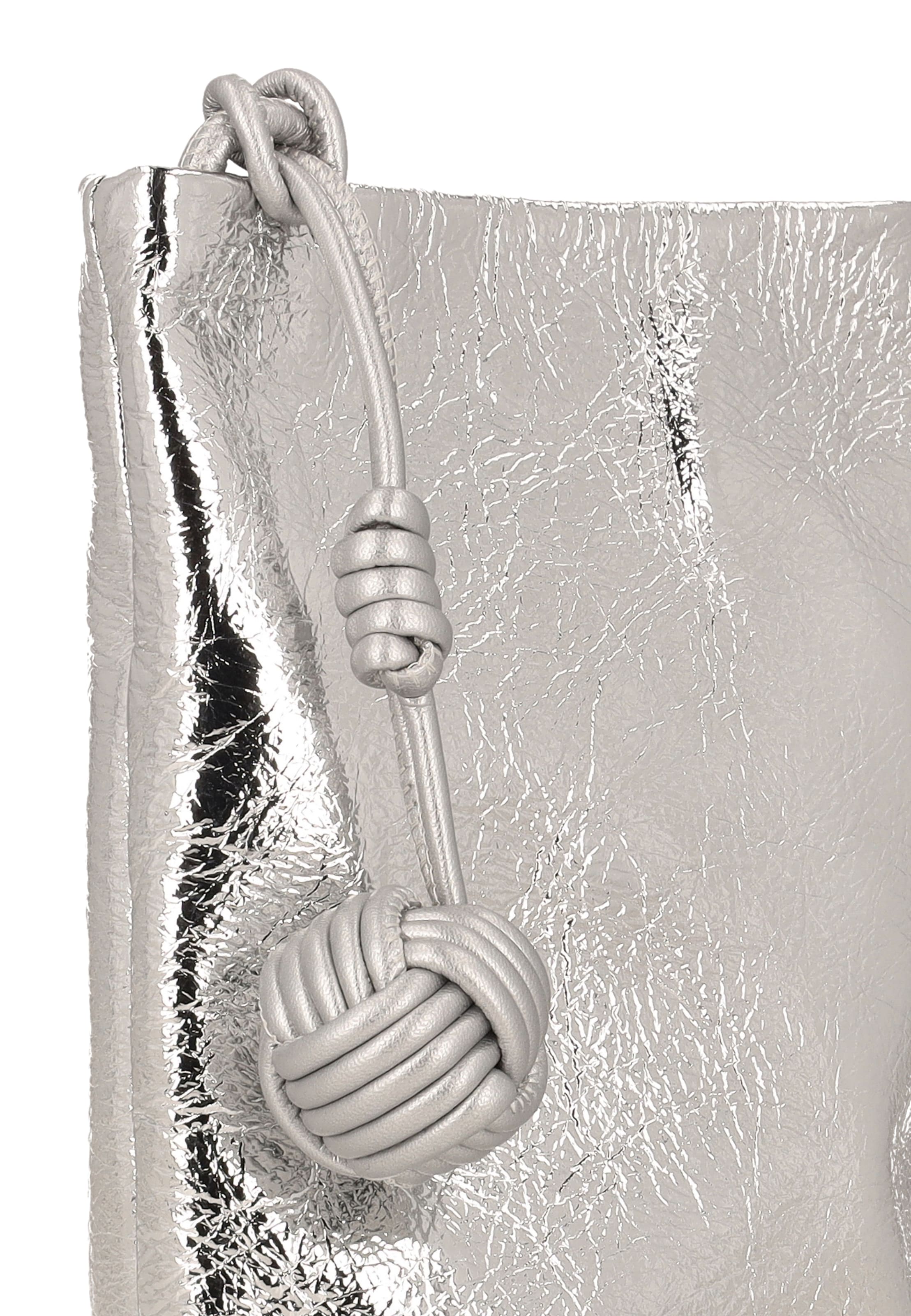 faina - Bolso saco en plata