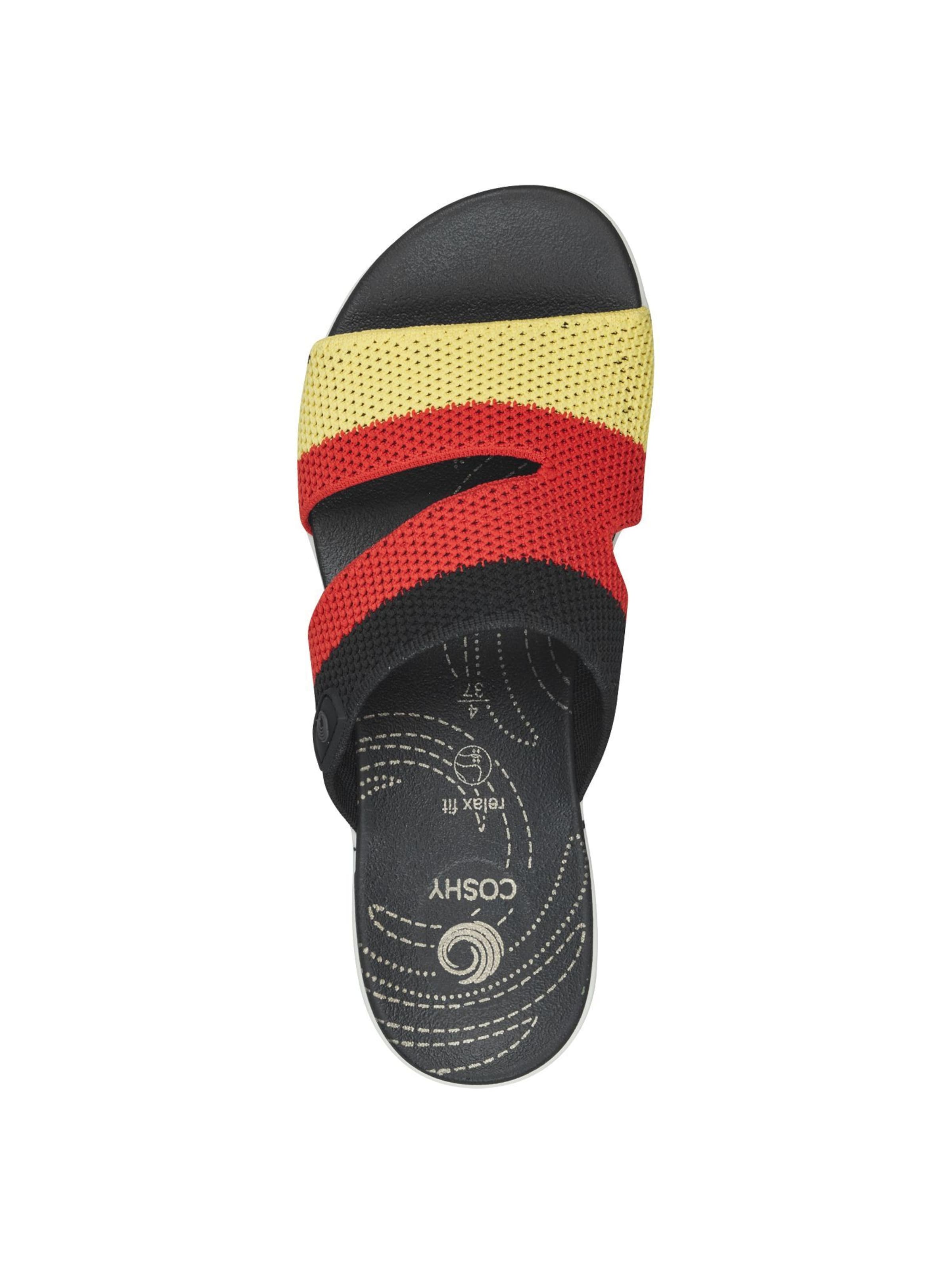 JANA Pantolette 'Coshy Original' in Schwarz