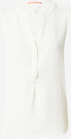 QS Blouse in White: front