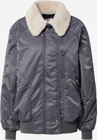 WEEKDAY Зимняя куртка 'Gaius' в Серый: спереди