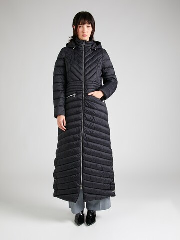 Karen Millen Zimní kabát – černá: přední strana