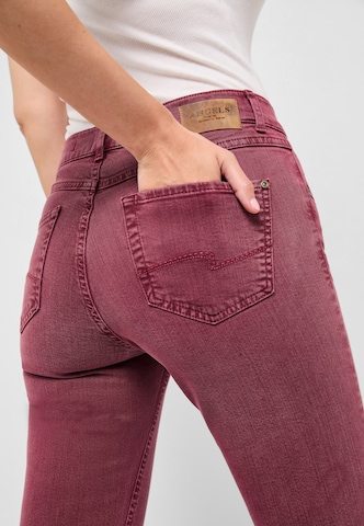 Angels Slimfit Straight-Leg Jeans in Rot