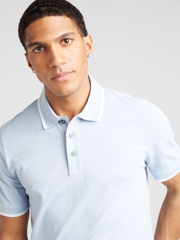 BOSS Poloshirt 'Parlay 190' in Blau