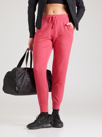SKECHERS Tapered Sporthose 'RESTFUL' in Rot: Vorderseite