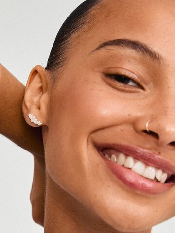 Pilgrim Earrings 'Jova' in Silver: front