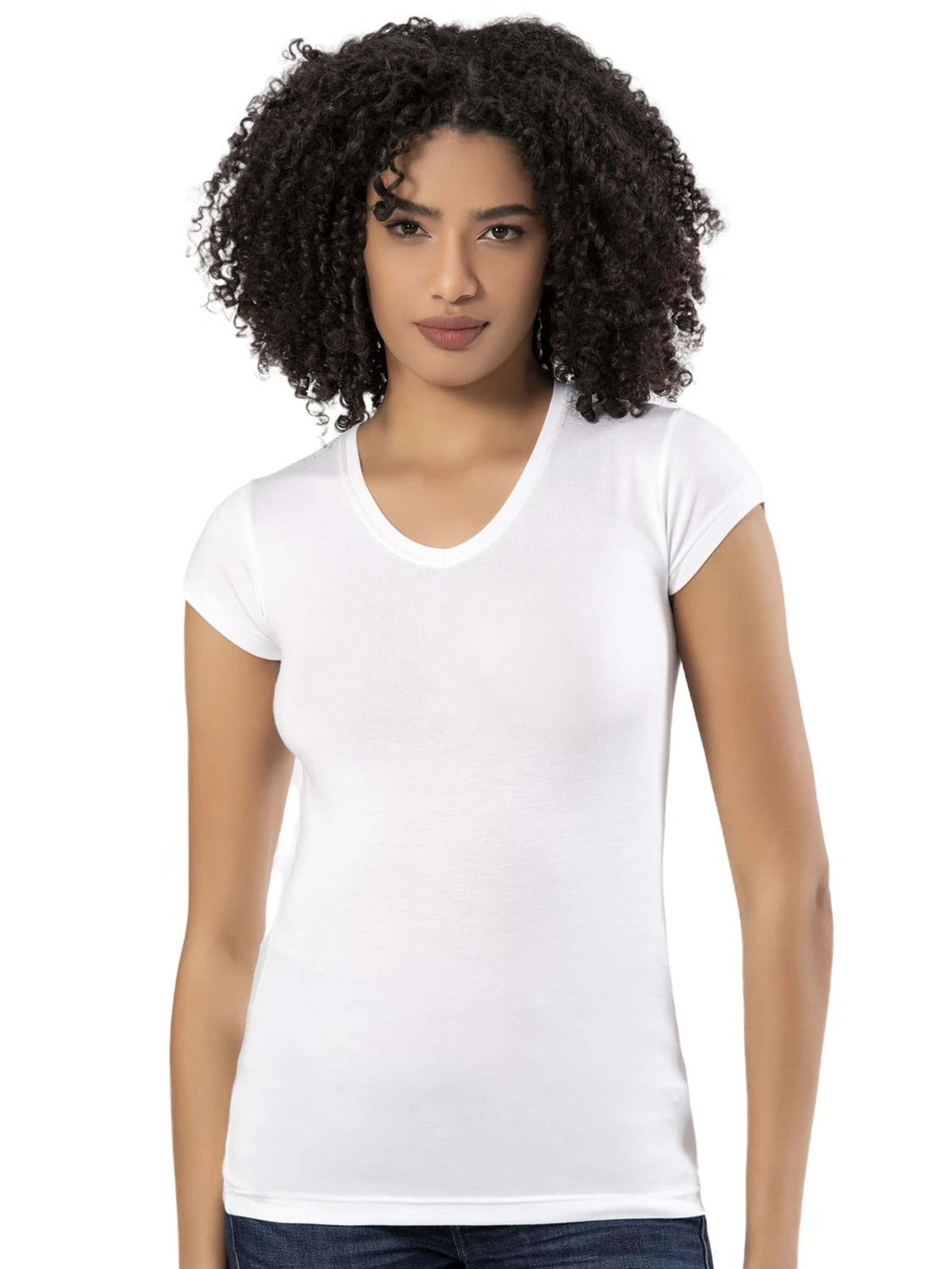 T-shirt Weweus en blanc : devant