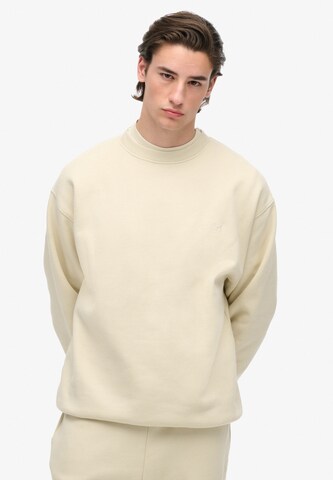 Sweat-shirt Superdry en gris : devant