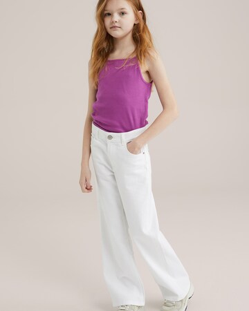 Top di WE Fashion in lilla