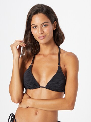 Seafolly - Triángulo Bikini en negro: frente