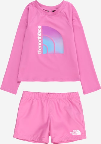 THE NORTH FACE Sweatsuit in Pink: front
