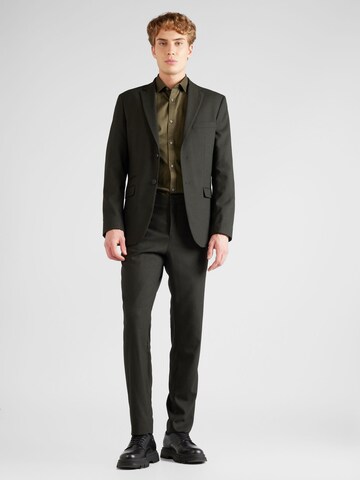 JACK & JONES Slim fit Koszula 'CARDIFF' w kolorze zielony