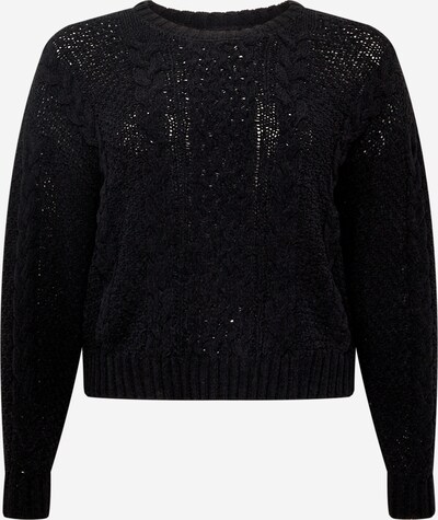 Cotton On Curve Pull-over 'CHENILLE' en noir, Vue avec produit