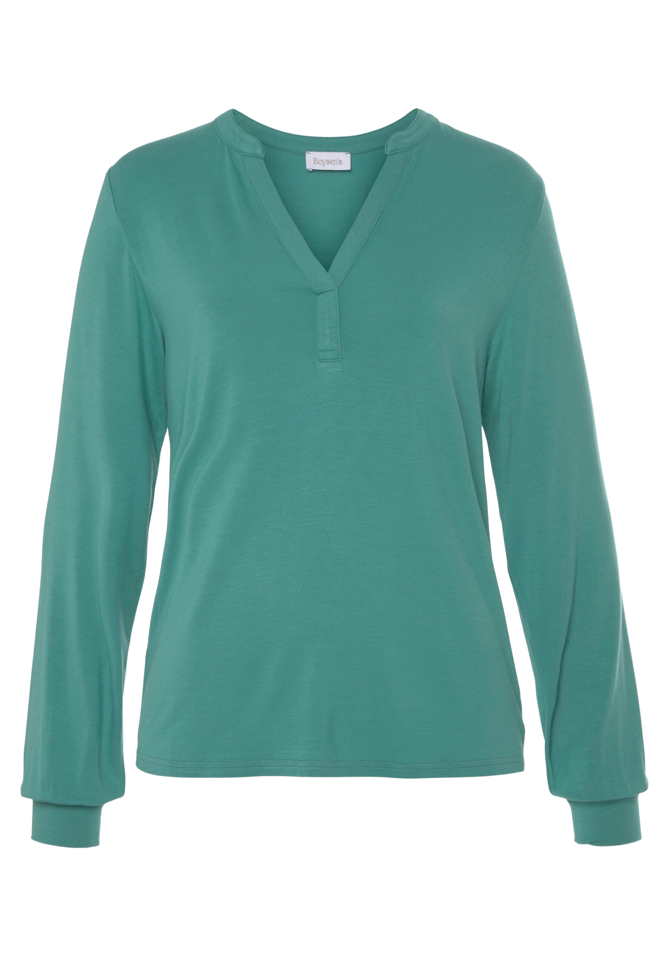 BOYSEN'S Blouse in Green: front