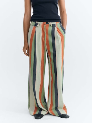 Thinking MU Loose fit Pleat-Front Pants in Mixed colors: front