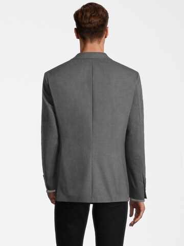 Coupe regular Veste de costume Steffen Klein en gris