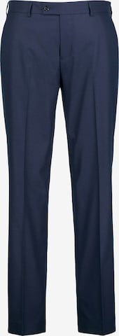 JP1880 Regular Pleated Pants 'Faunus' in Blue: front