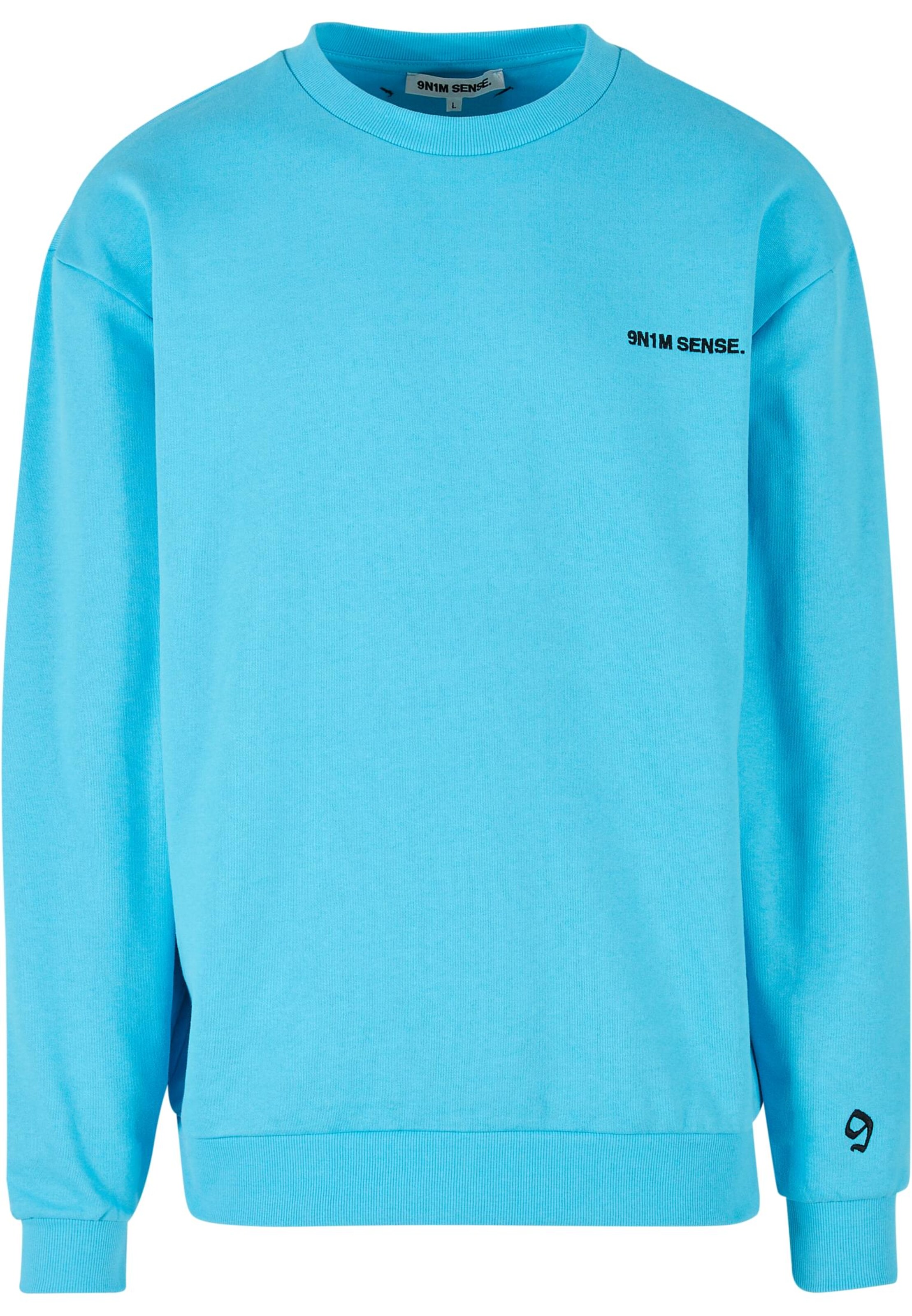 9N1M SENSE Μπλούζα φούτερ σε μπλε: μπροστά