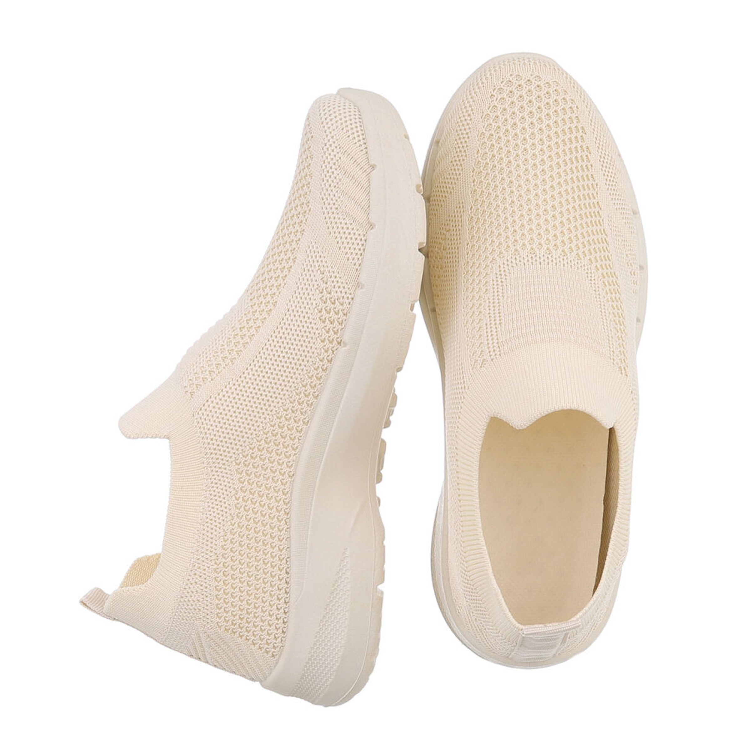 Ital-Design Slip-Ons in Beige