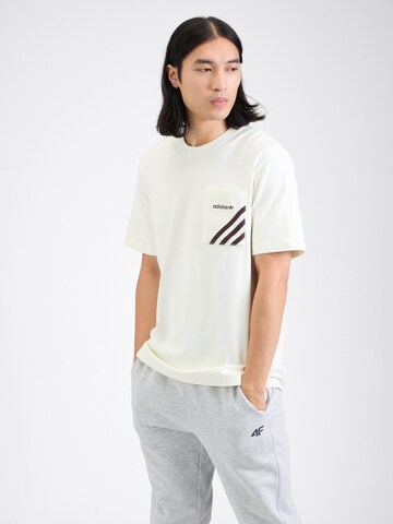 ADIDAS ORIGINALS Shirt in White: front