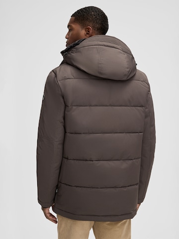 STRELLSON Winter jacket 'Plaza 2.0' in Brown