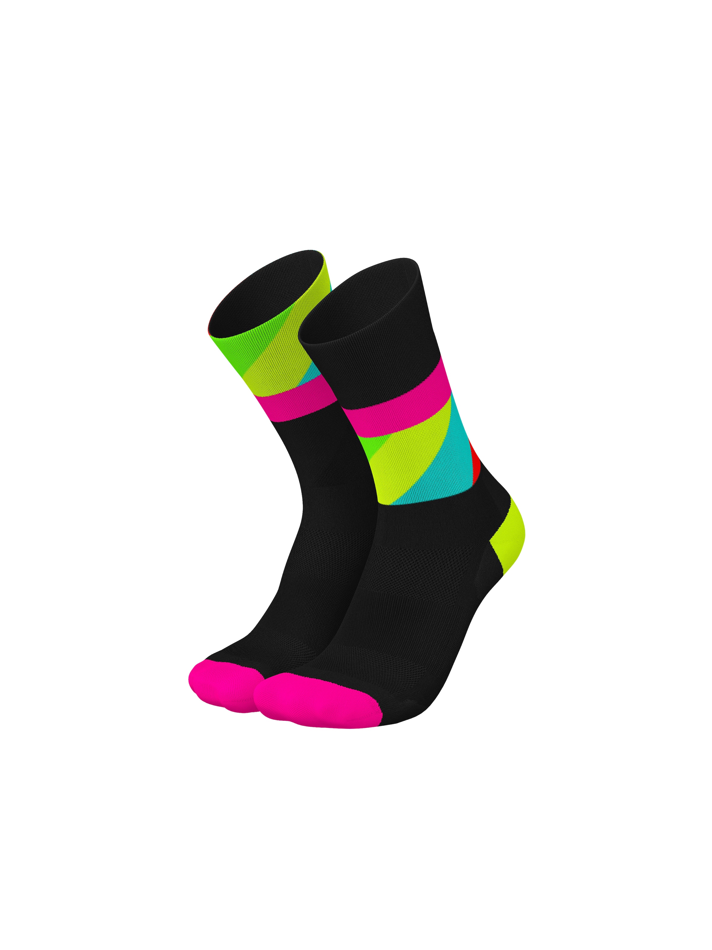 INCYLENCE Athletic Socks 'STRIDES' in Black: front