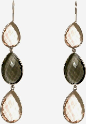 Boucles d'oreilles Gemshine en argent : devant