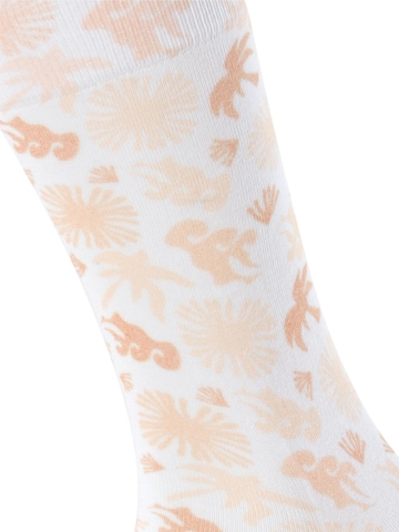 BURLINGTON Socks 'Lagoon' in White