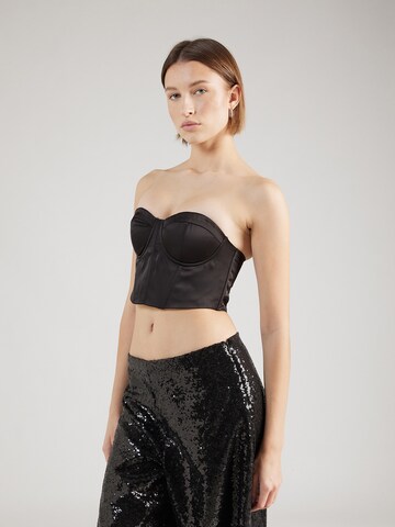 Misspap - Blusa en negro: frente