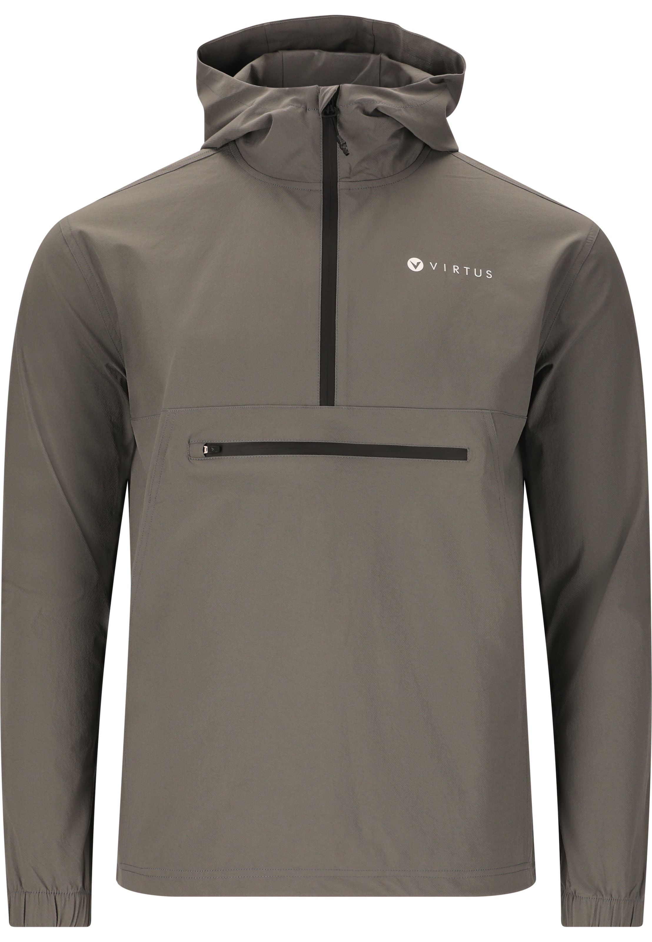Virtus Jacke 'Jayson' in Grau: Vorderseite