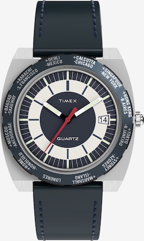 TIMEX Analoguhr in Blau: Vorderseite