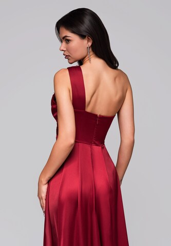 Ombre Abendkleid in Rot