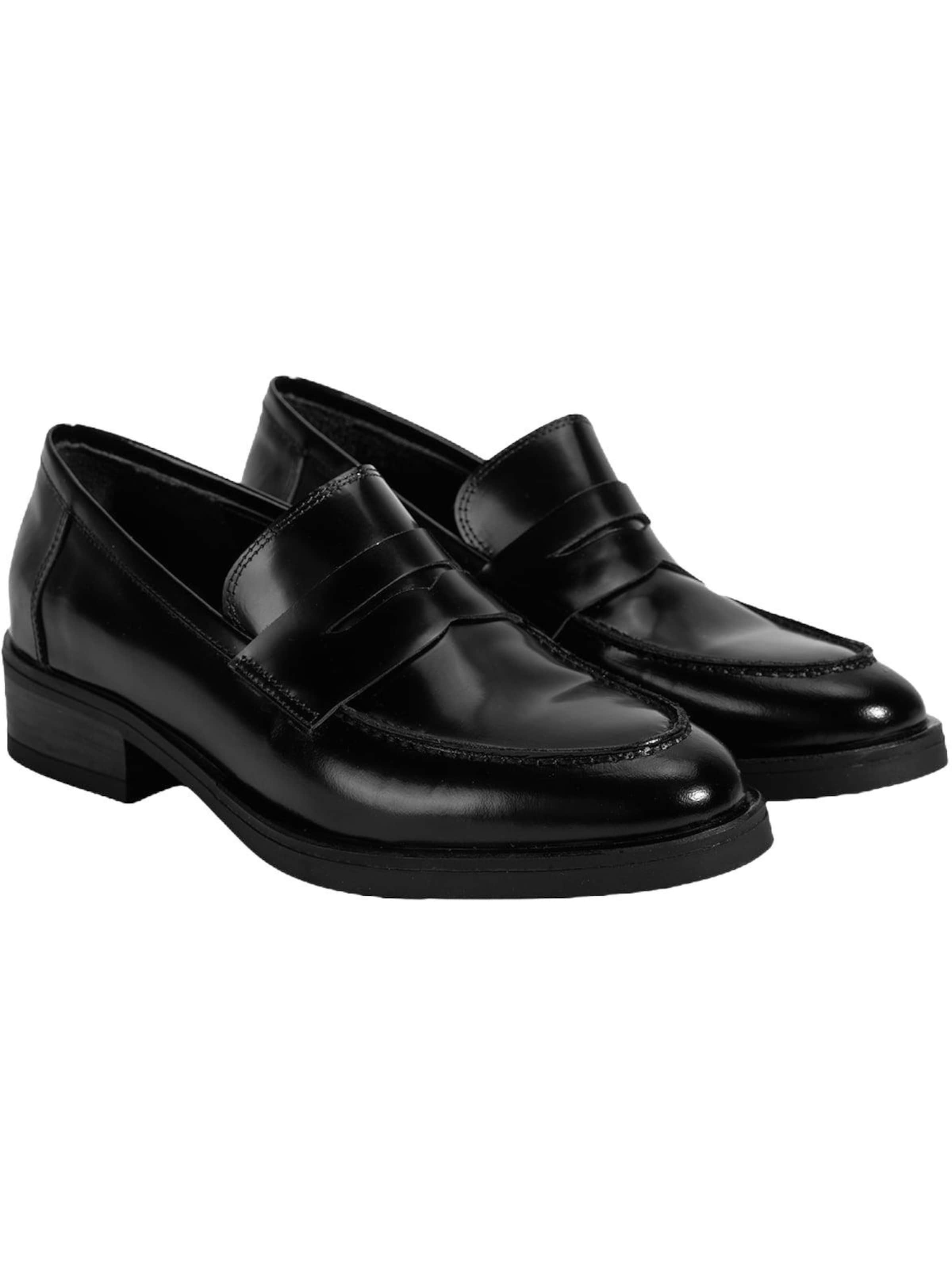 Desa Mokassin 'Slip-Ons'‌‌‌‌‌‌‌ in Schwarz: Vorderseite