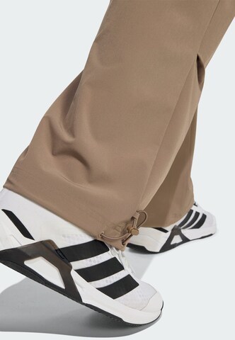 ADIDAS PERFORMANCE Wide Leg Sporthose 'Essentials' in Grün