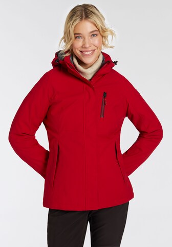 KILLTEC Outdoorjacke in Rot: Vorderseite